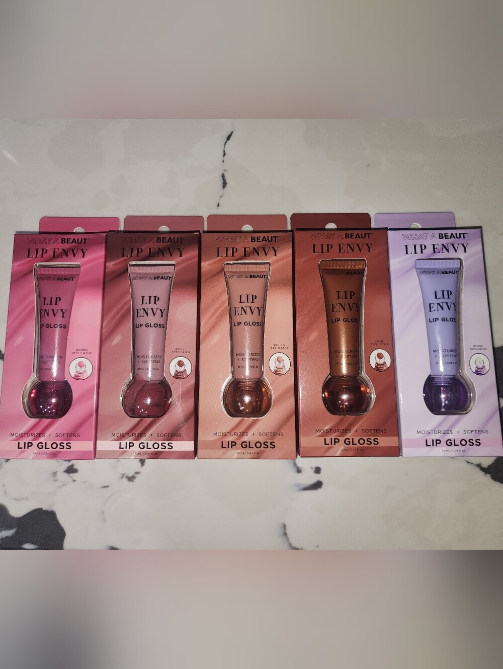 BEAUTY LIP ENVY Lip Gloss Set Of 5